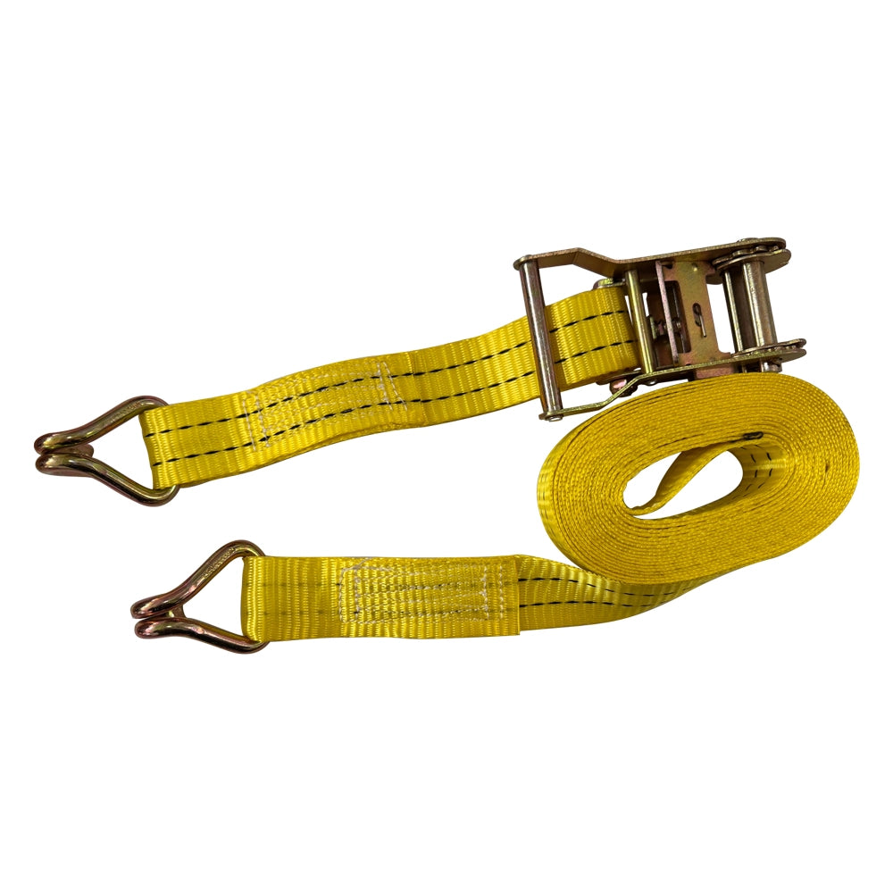 NASTRO DI ANCORAGGIO AD UNCINO mt. 6 x mm 38 - giallo  - UNIKO
