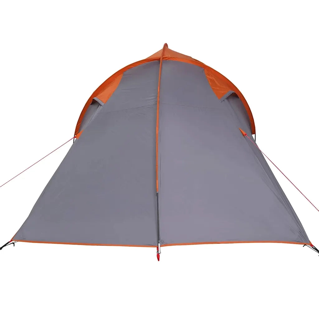 Tenda tunnel-Tenda da campeggio Grigio e arancione 510 x 240 x 156 cm taffet¨¤