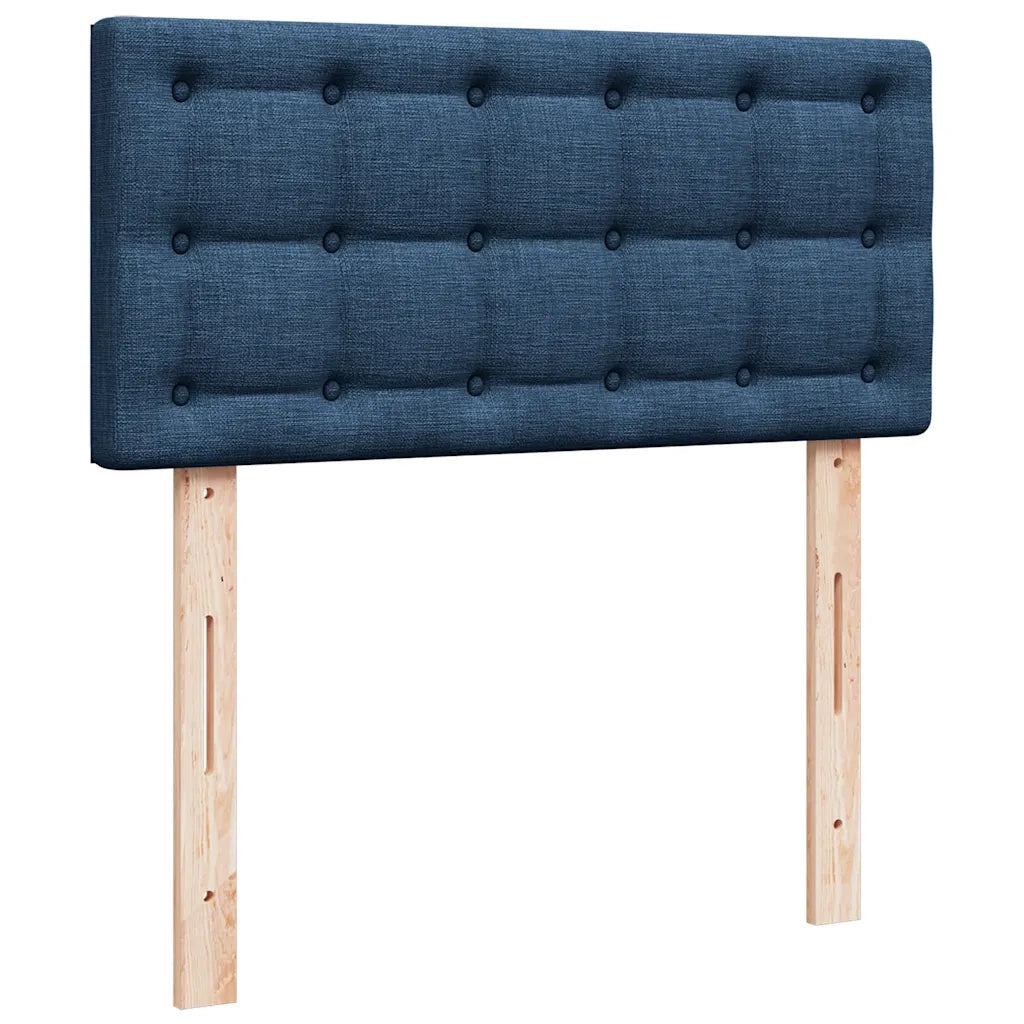 Giroletto a Molle con Materasso Blu 100x200 cm in Tessuto 3288119
