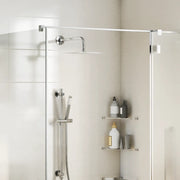 Testa Doccia a Pioggia in Acciaio Inox 304 25x25 cm Quadrata 4103913
