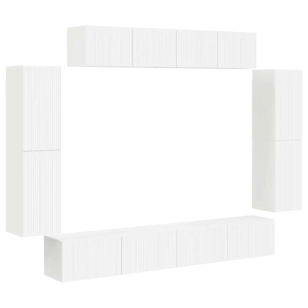 Mobile TV 8 pcs Bianco 3409141