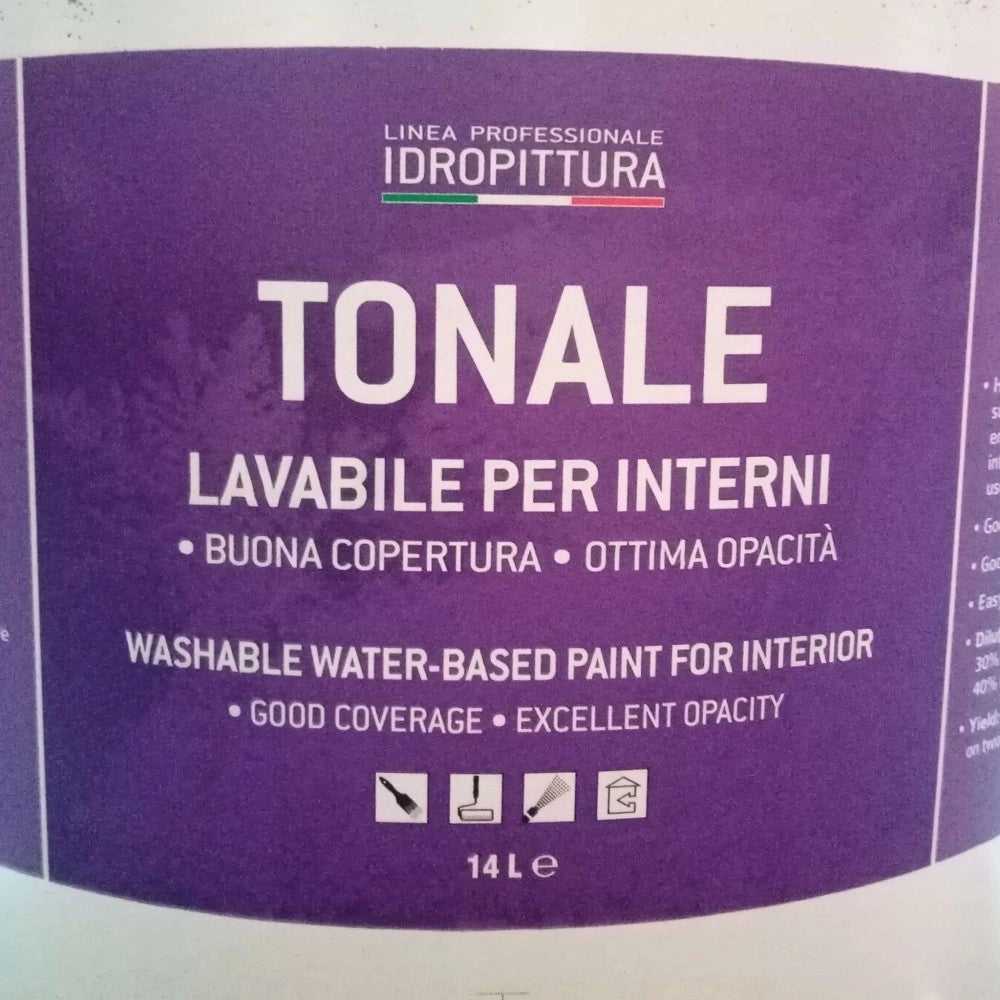 Tixe tonale 14lt idro pittura vinilica bianca opaca lavabile interni