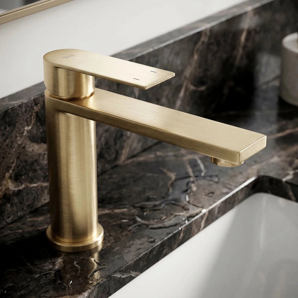 Rubinetto Da Bagno Rea Hunter Brush Gold Low