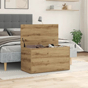Cassapanca Rovere Artigianale 84x42x46 cm Legno Ingegnerizzato 856569