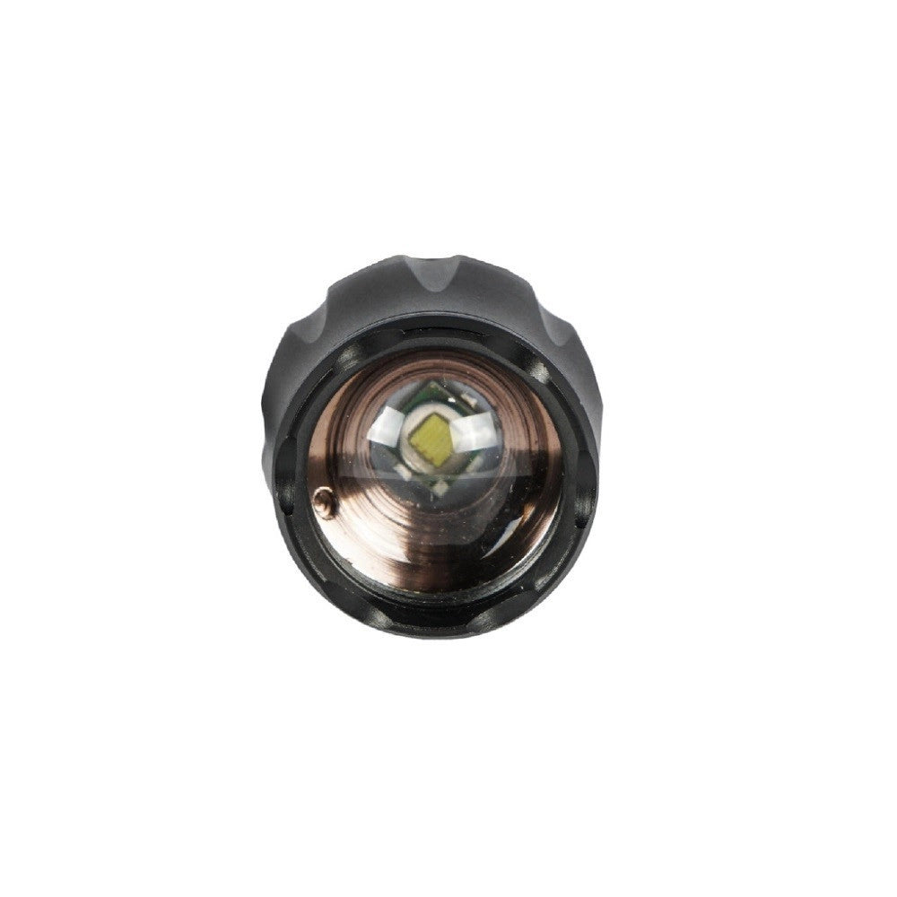 Trade Shop - Torcia Led Ricaricabile Cree T6 Luce Regolabile Casa Campeggio Escursioni Dt-2048 -