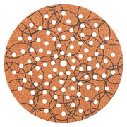 DISCO ABRASIVO FIBRATO VELCRATO 91 FORI IMPERIAL - MM 225X22,2 GRANA  60 CF=PZ 25- 1 confezioni