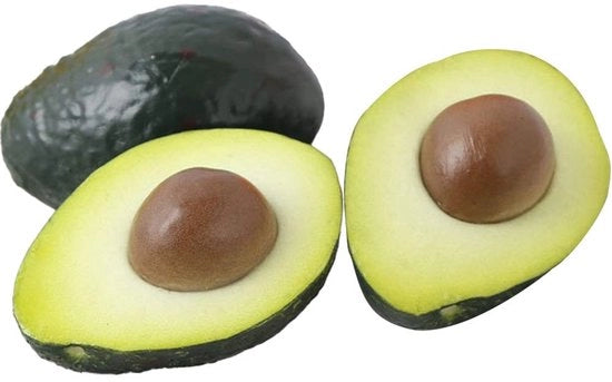5 pezzi di avocado artificiali - decorazione da vita vera per casa e feste