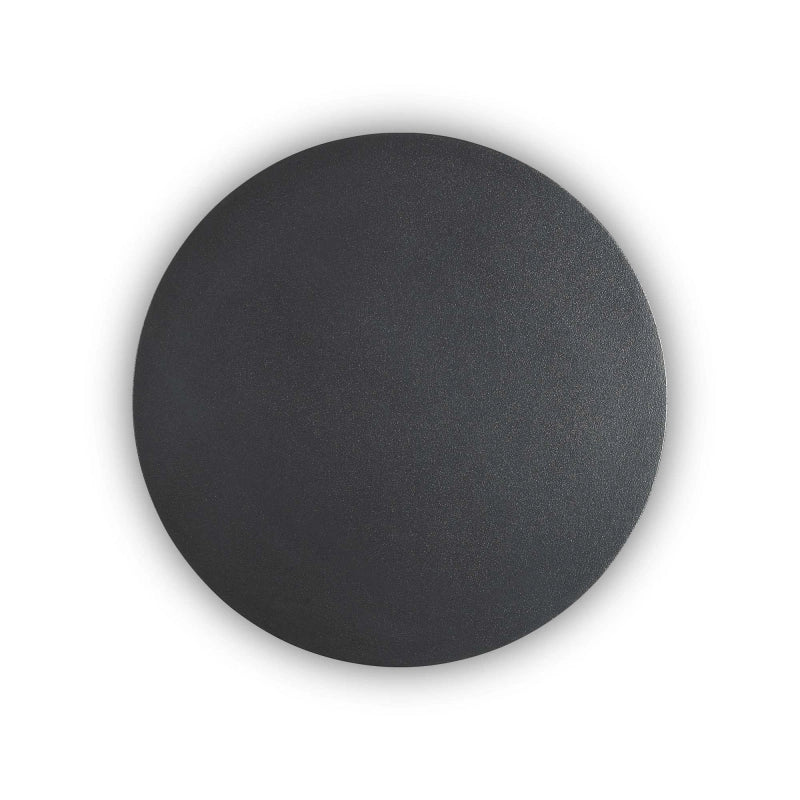 Lampada Da Parete Cover Ap D20 Round Nero Ideal-Lux