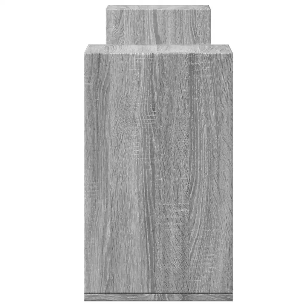 Mobili TV 2 pz-Credenza per TV Grigio Sonoma 100x30x50 cm in Legno Multistrato