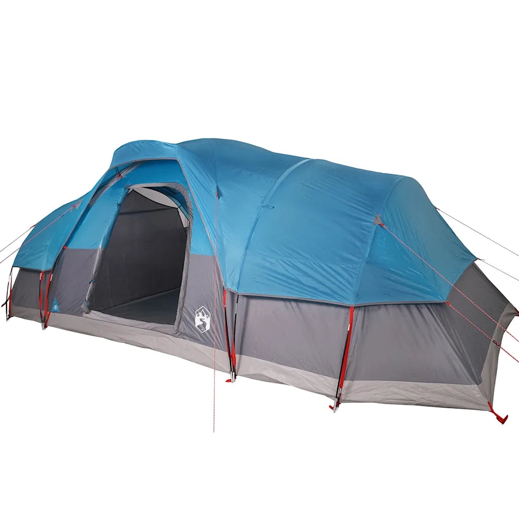 Tenda Familiare a Cupola per 11 Persone-Tenda da campeggio Blu Impermeabile