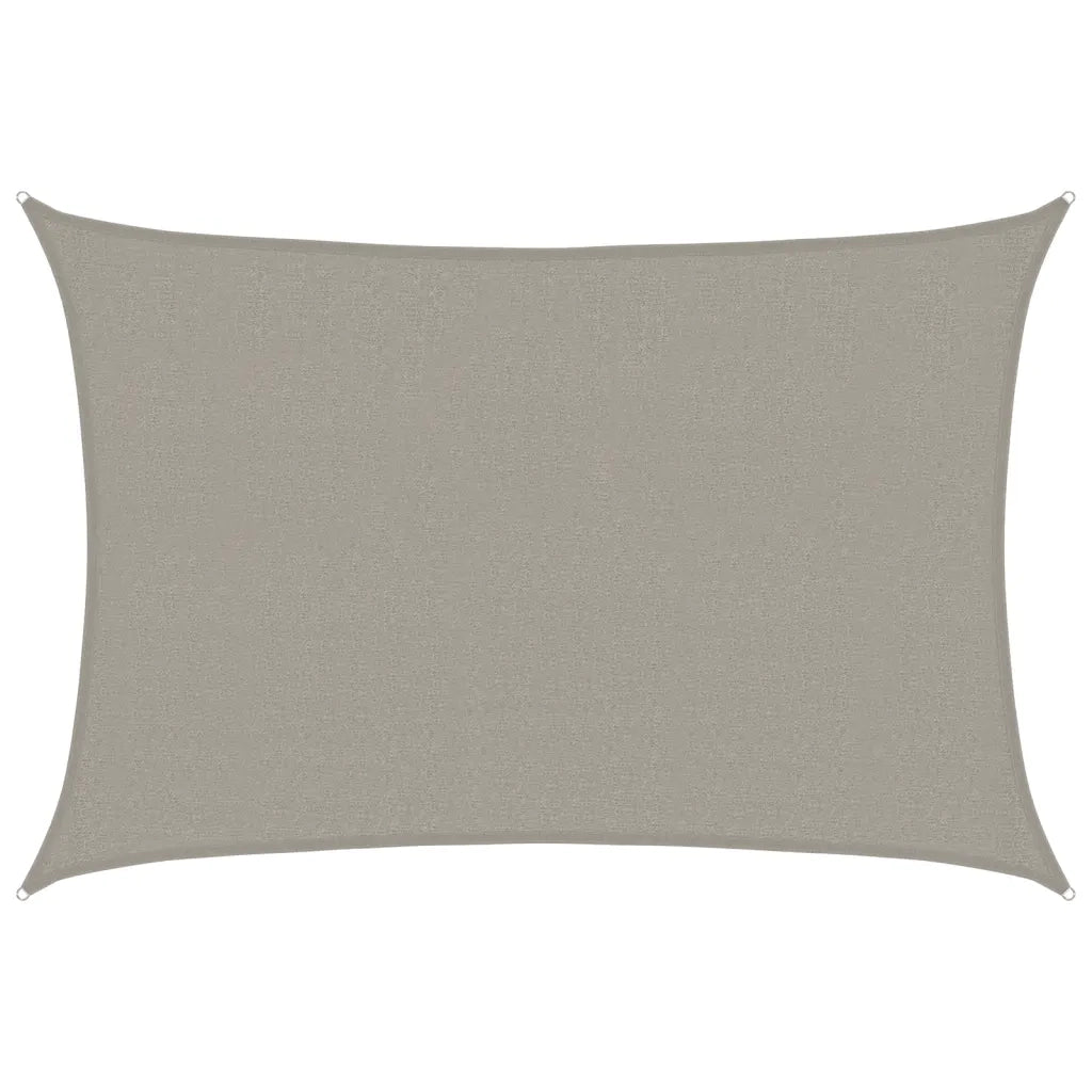 Vela Parasole 160 g/m² Rettangolare Grigio Chiaro 2,5x4 m HDPE 4001981