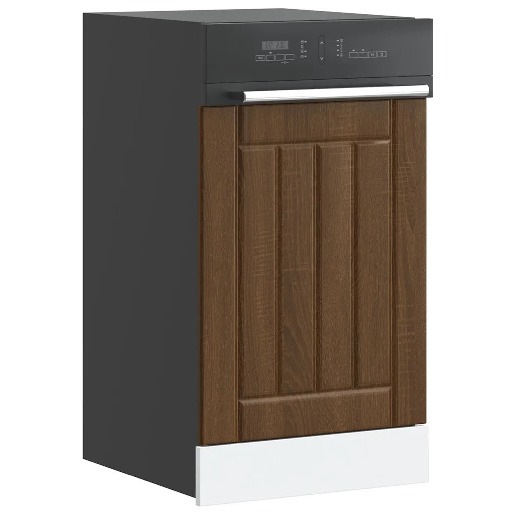 Pannello Lavastoviglie Lucca Rovere Marrone Legno Multistrato