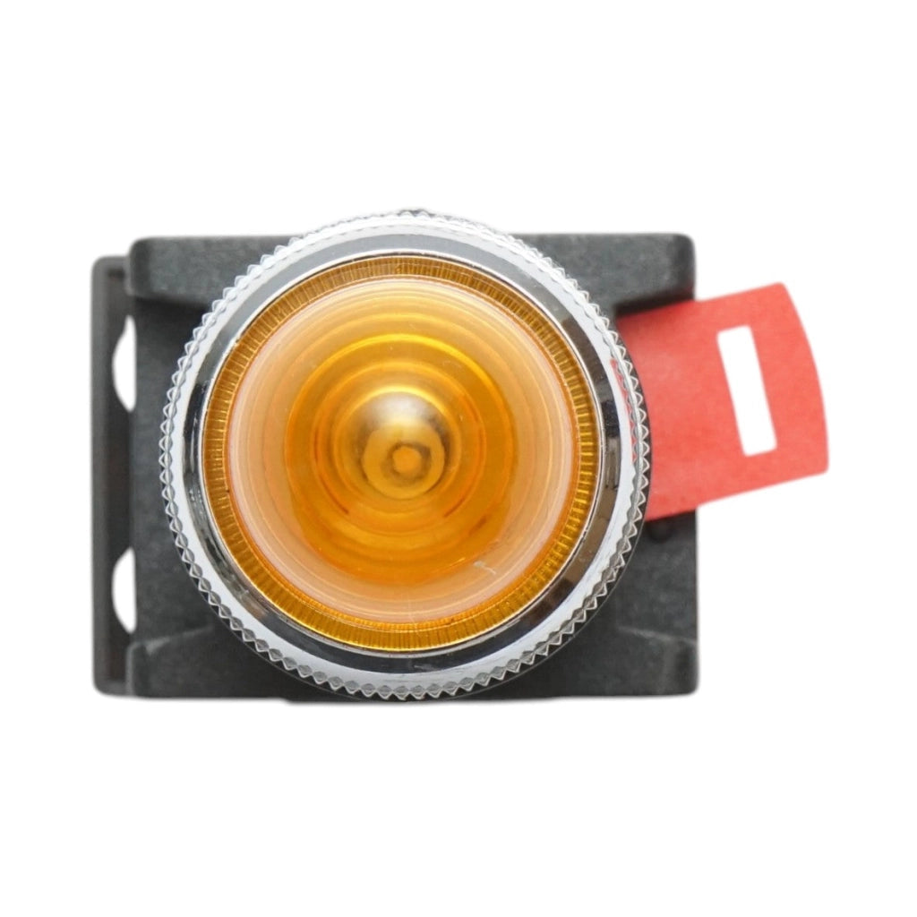 Lampada di segnalazione a LED gialla 220V AC 22mm Breckner Germany