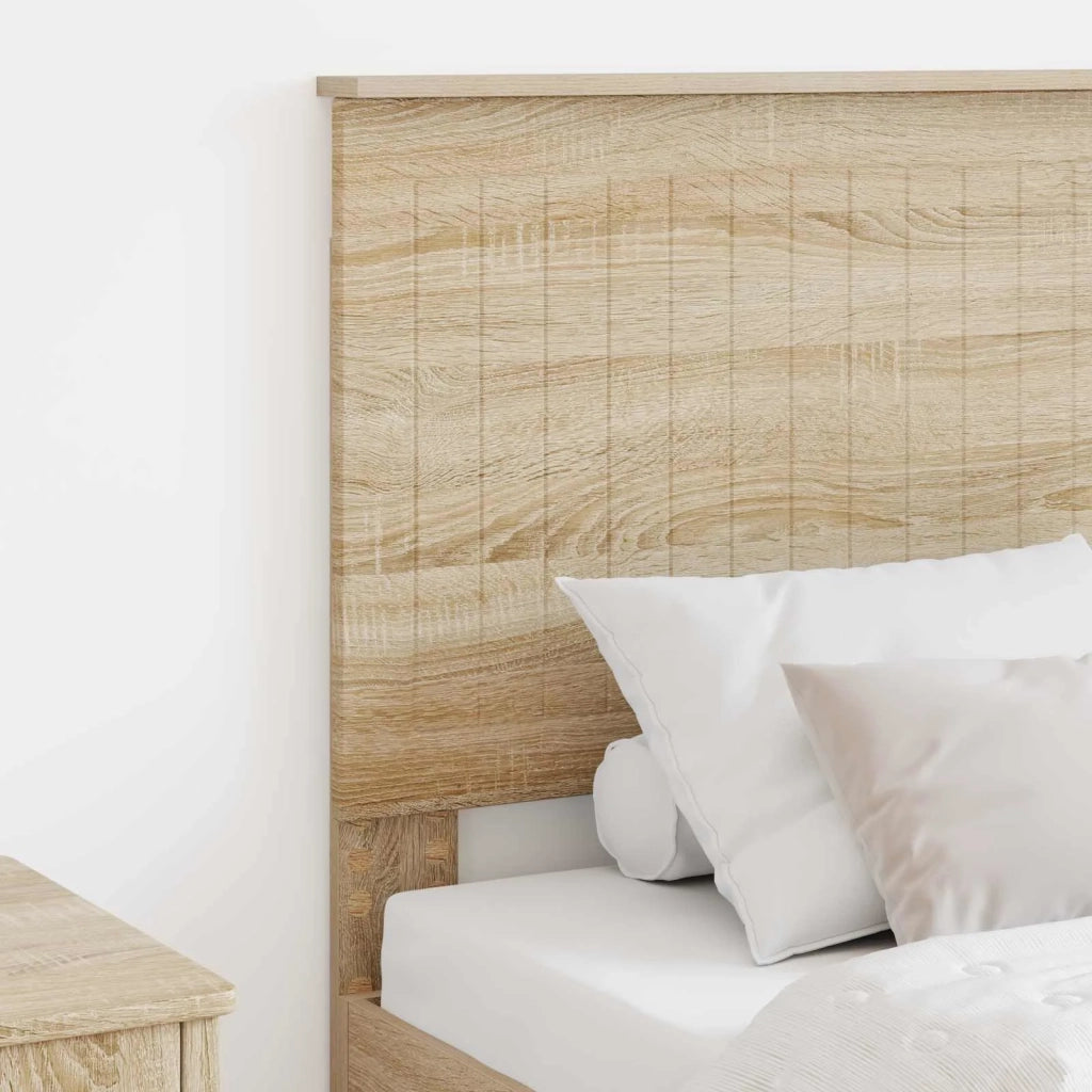 Testiera | Testata con Testiera | Testata Rovere Sonoma 75 cm Legno multistrato