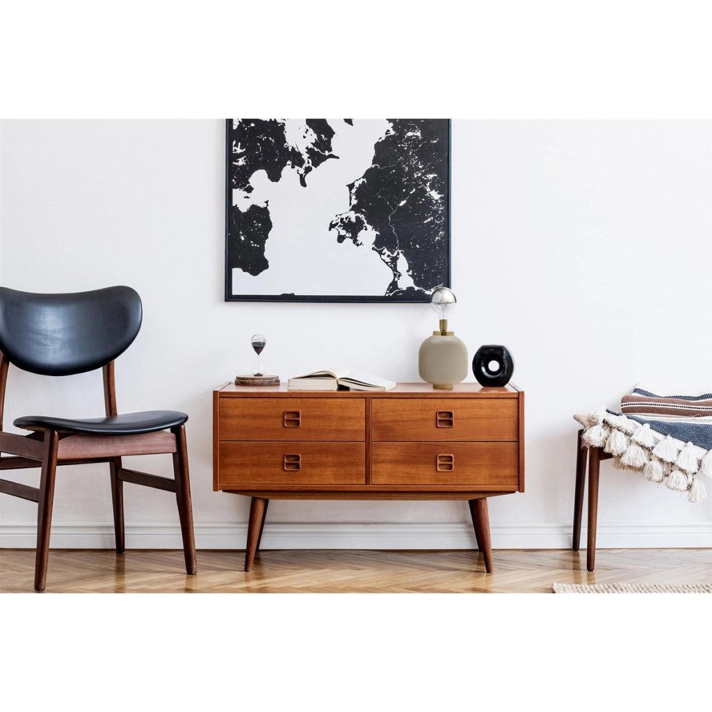 Lampada da tavolo Art Deco 125 Taupe e Oro