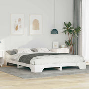 Struttura del letto-Giroletto-Rete del Letto Bianco 160 x 220 cm Pino massello 546663