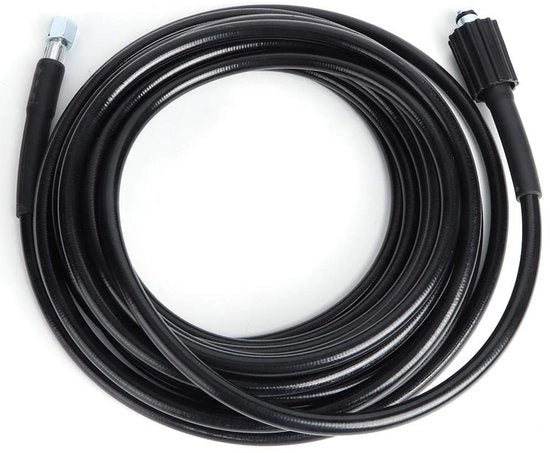 Slang per Hogedrukreiniging 10 m - M14/M22 Flessibile - Durevole - Resistente allo Sfregio - PVC/Acciaio Inossidabile - Massima Pressione 580 Bar - Slang per Pulizia