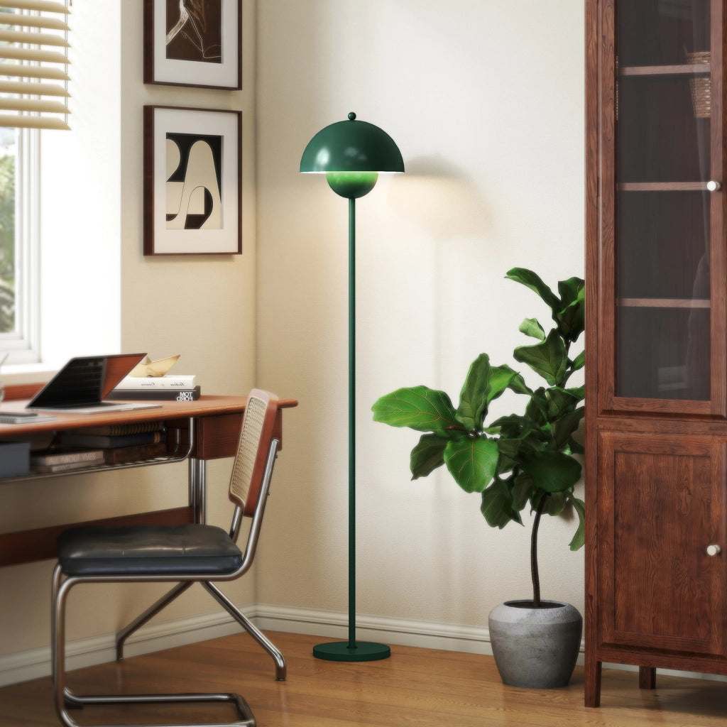 Lampada da Terra ¨C zephmum ¨C Verde, Acciaio, ?30x155 cm