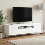 Mobile TV LED Bianco Legno ingegnerizzato 897565