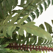 Felce Pianta Artificiale con Vaso-Piante Decorative 60 cm Verde