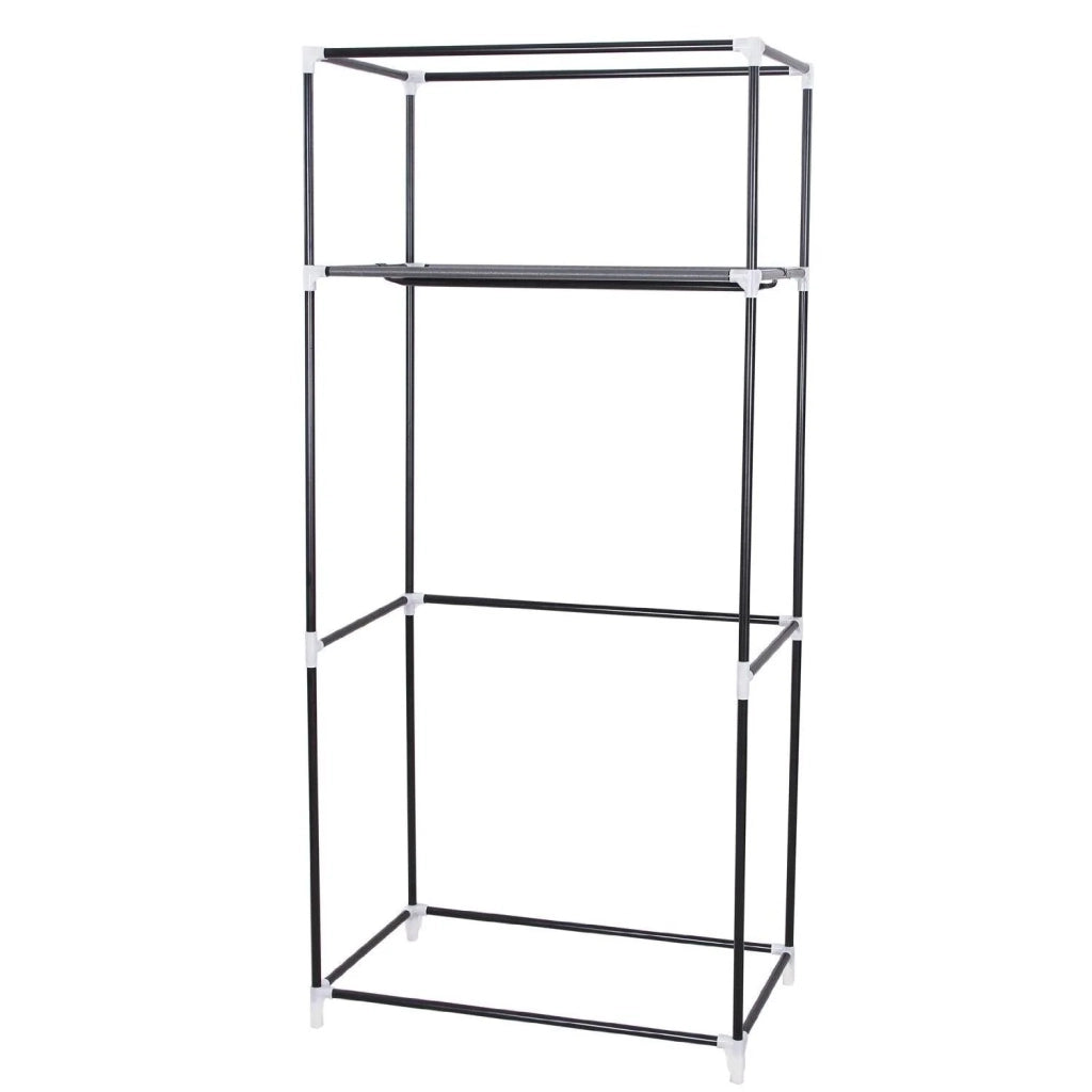 Armadio in tessuto contenitore nero 160 cm 2012030