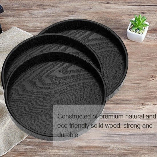 Tavolo da Caffè Rond - Tavolo da Caffè in Legno Naturale - Multifunzionale - Tavolo da Caffè Antiscivolo - Tavolo da Caffè 21cm - Ideale per Caffè/Te/Frutta - Tavolo da Te