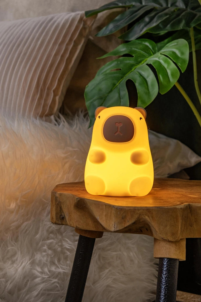 Lampada notturna Capybara PINCHA LED silicone beige Lucide