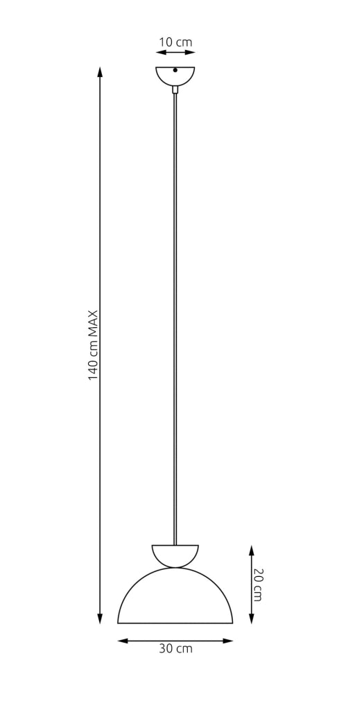 Lampadario Minimal Efesto Acciaio Nero 1 Luce Gx53 Ip20