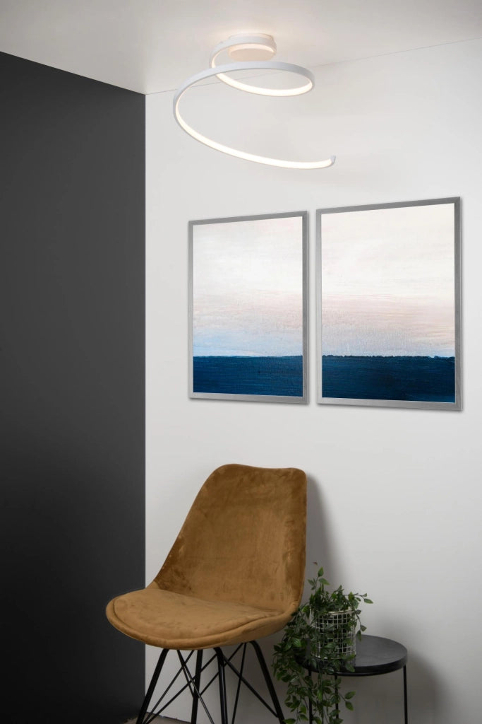 Plafoniera LED Maxence bianca moderna Lucide 24W 46cm