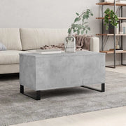 Tavolino Salotto-Tavolino da soggiorno-Tavolo Grigio Cemento 90x44,5x45 cm Legno Multistrato 608832