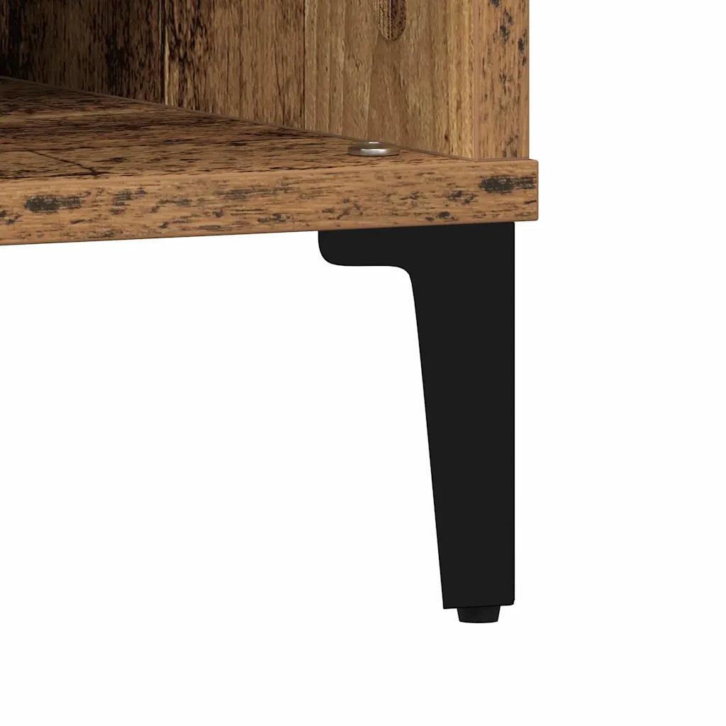 Tavolino da Salotto-Tavolino da soggiorno-Tavolo Legno vecchio 60 x 60 x 30 cm
