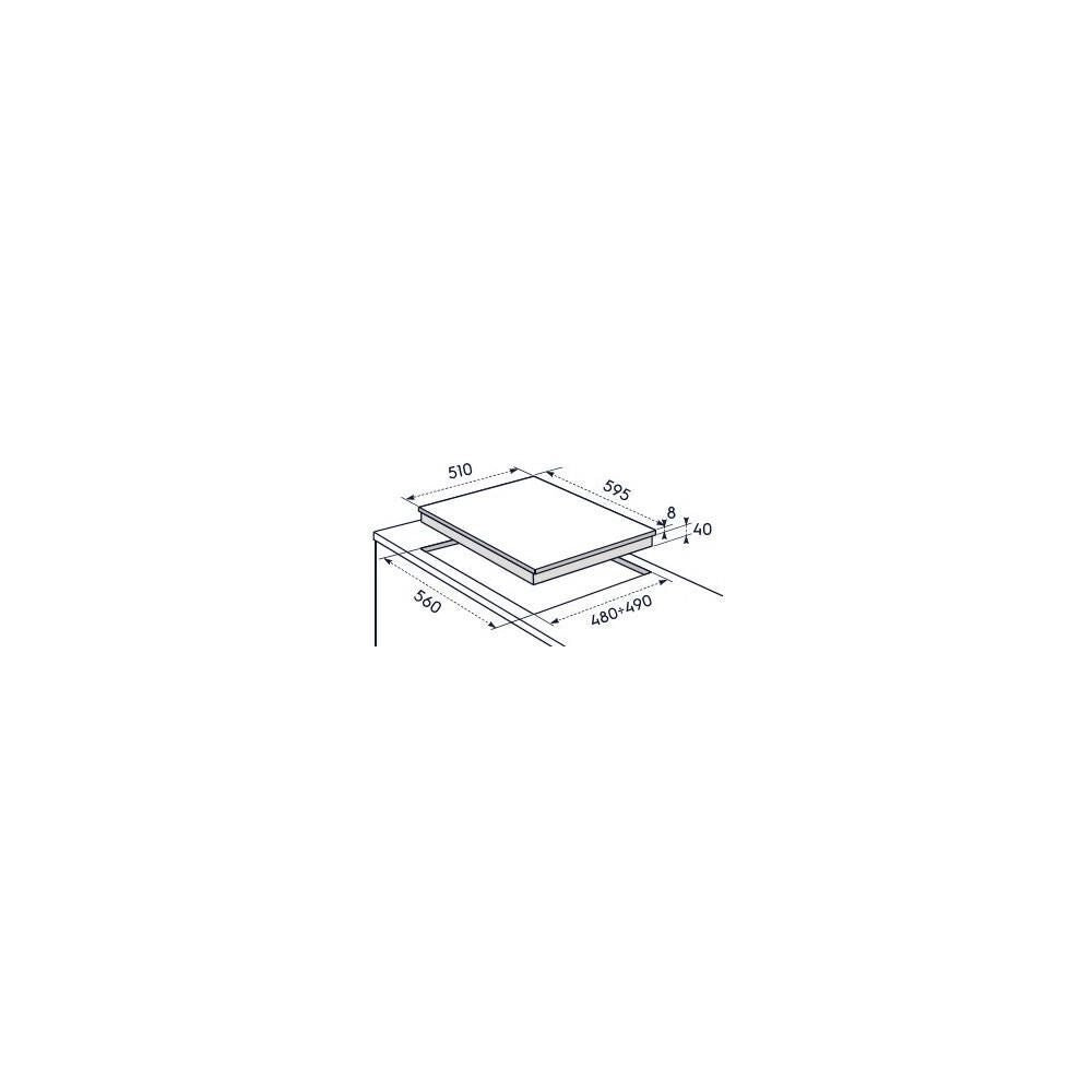 Electrolux KGS 6424 SX piano cottura Acciaio inossidabile Da incasso Gas 4 Fornello(i)