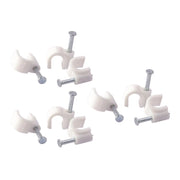SET 50 GRAFFETTE TONDE CAVI 5-6MM CON CHIODO