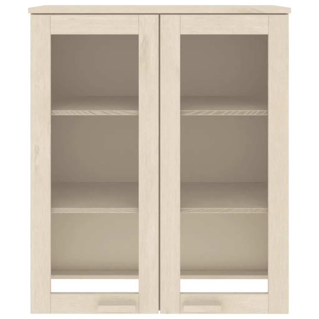Piano Credenza HAMAR ambra 85x35x100 cm Legno Massello di Pino 340504