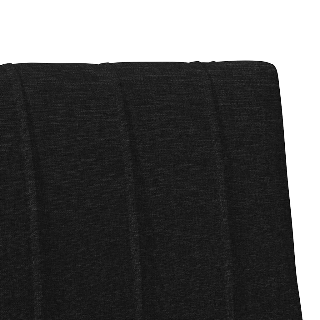 Testiera | Testata imbottita Nero 80 cm Pino massello