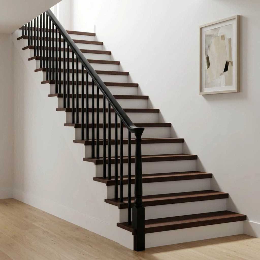 Tappeti per scale 20 pz 80 x 30 x 2 cm Marrone Scuro 3446527