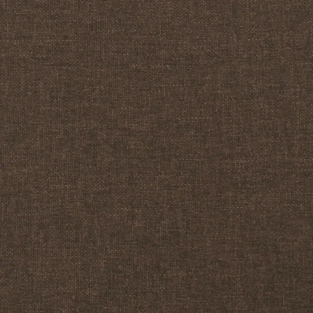 Giroletto senza Materasso Marrone Scuro 140x200 cm Tessuto 347069