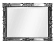 Mobili2g - specchiera foglia argento rettangolare- misure: l.72 x h.82 x p.5