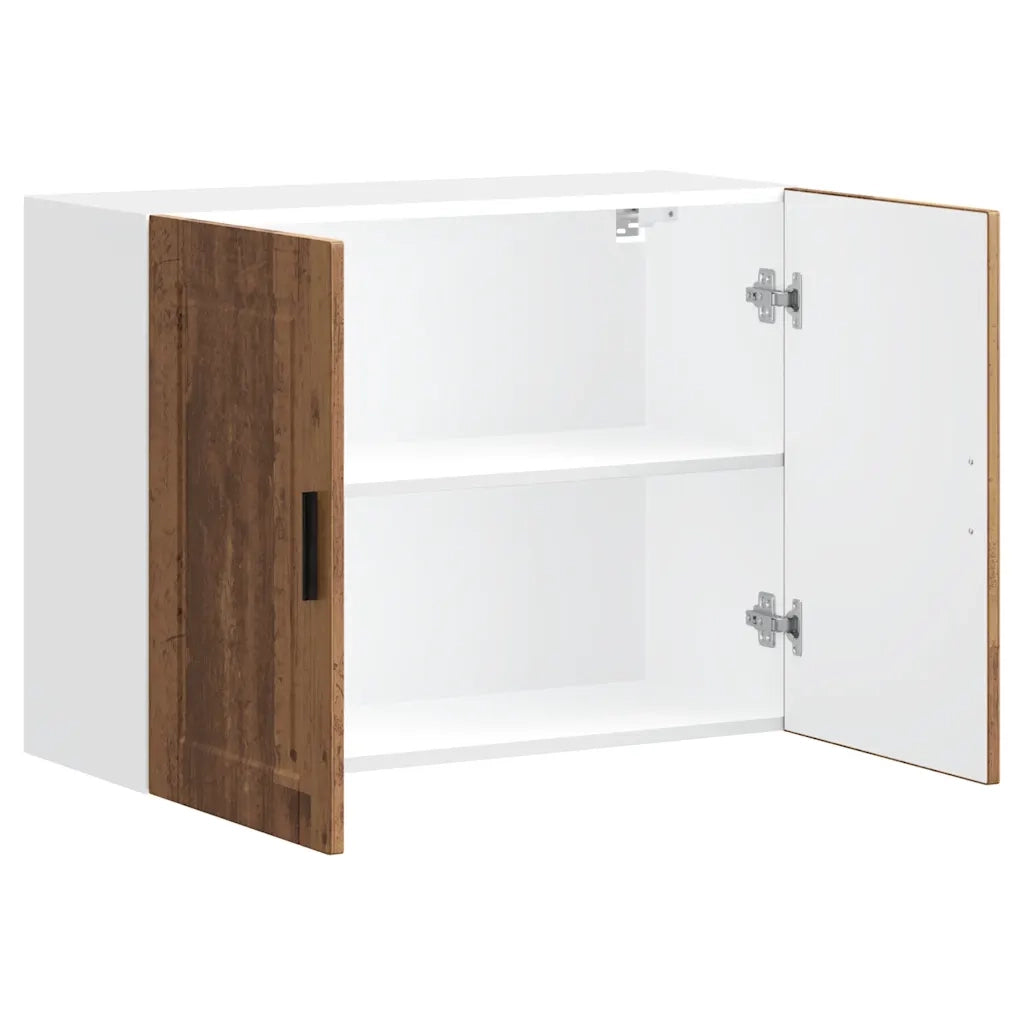 Pensile da Cucina-Mobile Cucina da Parete Porto Legno Vecchio in Legno Multistrato 926383