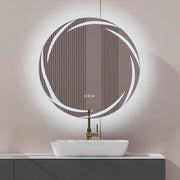 Specchio Bagno a LED - Regolabile e Anti-Condensazione - Comando Touch - Impermeabile IP65 - 60cm