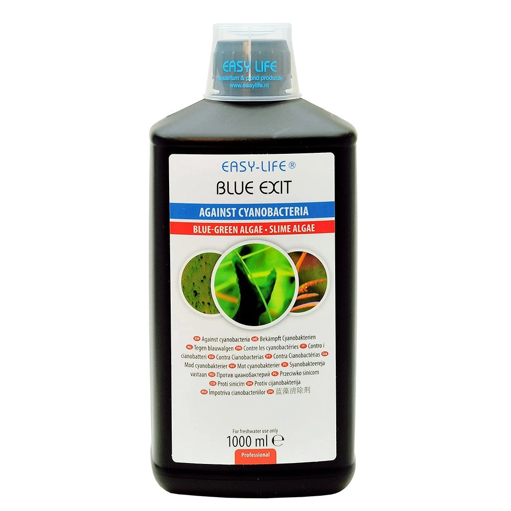 Easy-Life Blue Exit - combatte efficaciemente i Cyanobatteri negli acquari d' acqua dolce Formato: 1000 ml