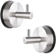 Hanger per asciugamani extra resistente per bagno - 2 pezzi - materiale in acciaio inox impermeabile - resistente ai graffi