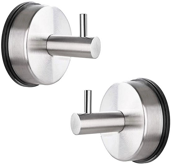 Hanger per asciugamani extra resistente per bagno - 2 pezzi - materiale in acciaio inox impermeabile - resistente ai graffi