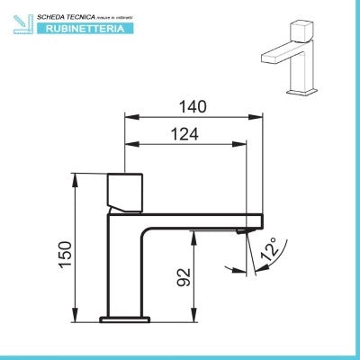 Set miscelatori lavabo bidet e doccia a incasso con deviatore  Torre