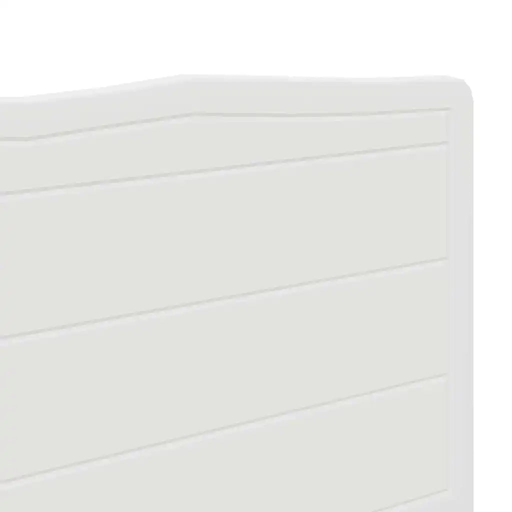 Testiera-Testata-Testiera Decorativa Bianco Lucido 200 cm Legno multistrato 760809