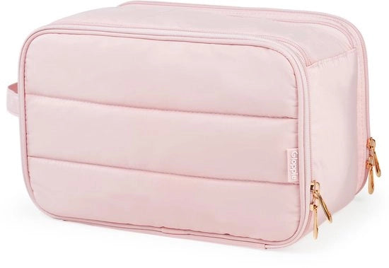 Toilette per Donne XXL – Impermeabile, Grande, Unisex, con Comparti Interni – per Viaggi, Bagno e Utilizzo Giornaliero, Rosa