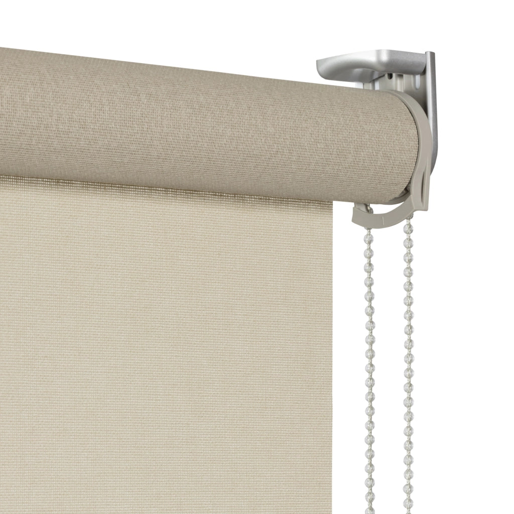 VIEWTEX Tenda a rullo traslucida Cotone (Cotone riciclato) Beige 165 X 250cm - Made in Europe - 5 anni di garanzia