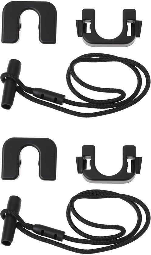 Attrezzo per autoportante 2x - Beugel 799655821R - Corda in nylon - Nero - 42 cm - Resistente allo shock - Sacchetto per bagagli