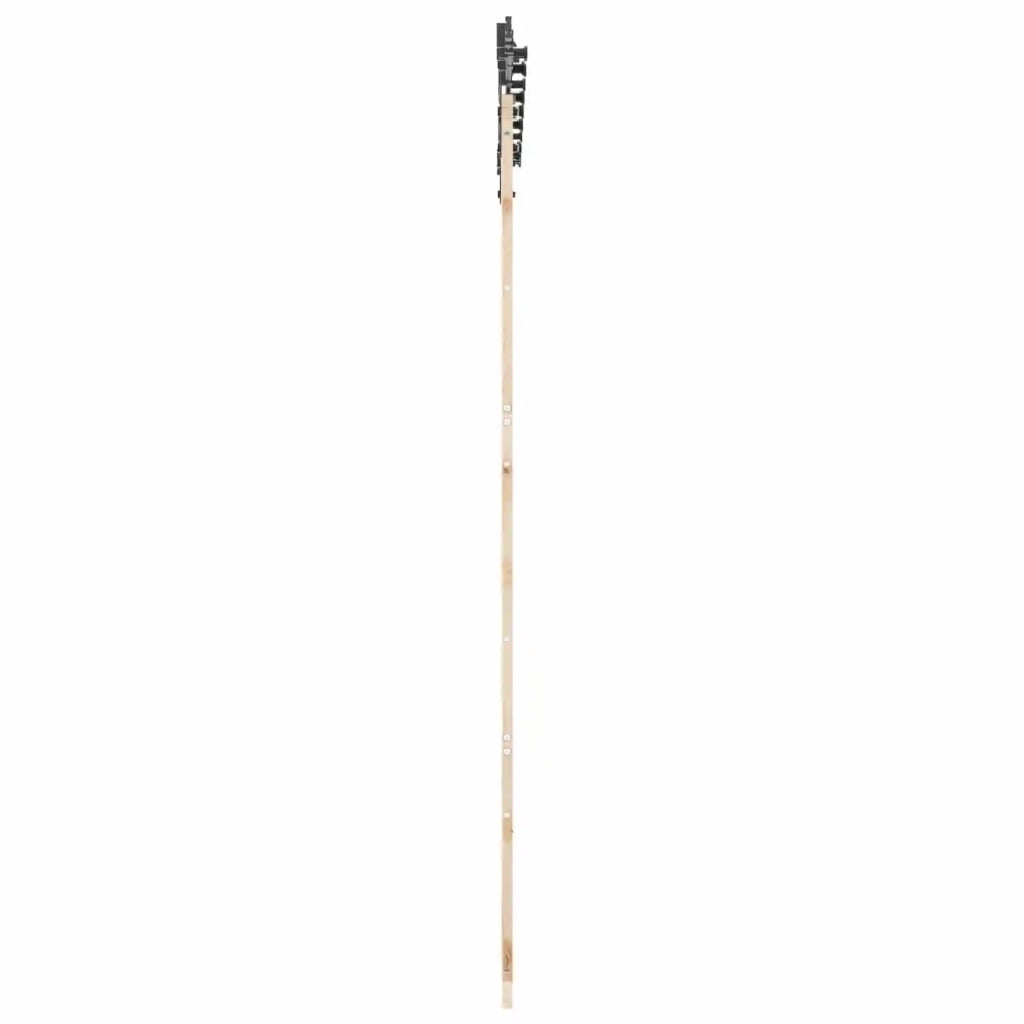 Porta scorrevole Naturale 100 x 208 cm Legno Massello di Pino 3445658
