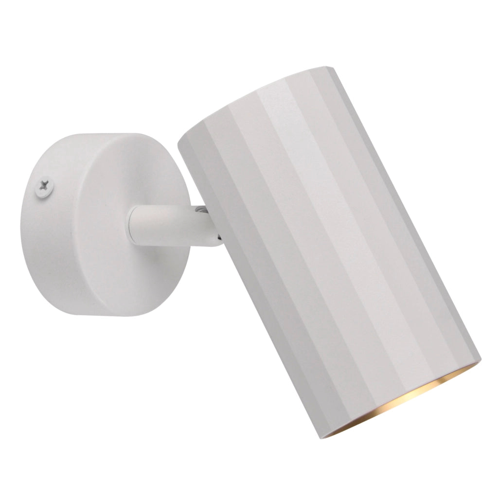 Plafoniera/Applique Polux NICEA bianco-oro GU10 1 luce